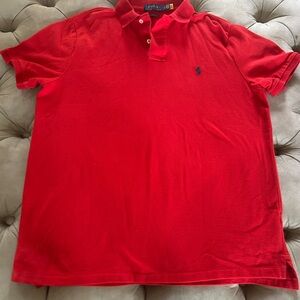 Ralph Lauren Men's Vibrant Red Polo Shirt